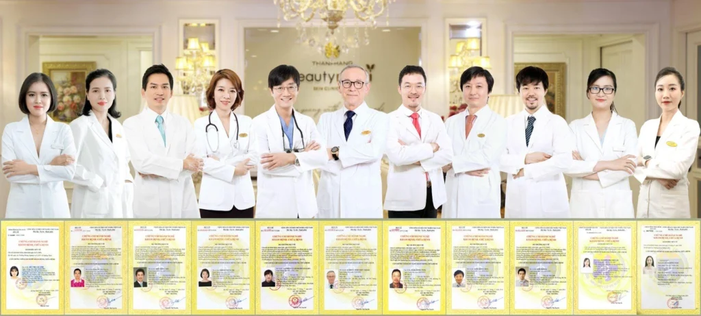 Đội ngũ Tiến sĩ - Bác sĩ đầu ngành từ Mỹ, Hàn Quốc, Việt Nam tại Thanh Hằng Beauty Medi 