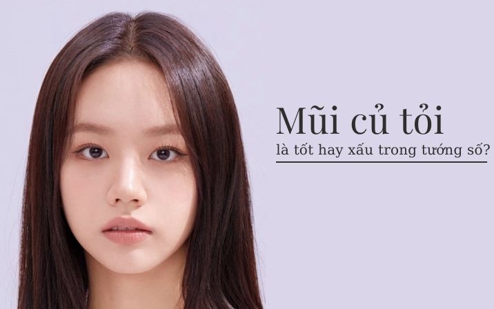 Mũi củ tỏi được đánh giá cao trong nhân tướng học