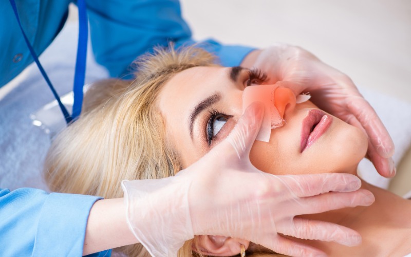 Đầu mũi sưng to sau khi nâng có thể do tay nghề của bác sĩ thiếu kinh nghiệm