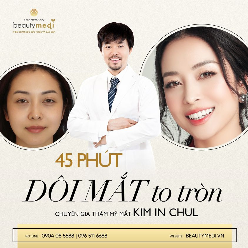 Thạc sĩ – Bác sĩ Kim In Chul đã có 30 năm kinh nghiệm trong lĩnh vực phẫu thuật thẩm mỹ mắt 